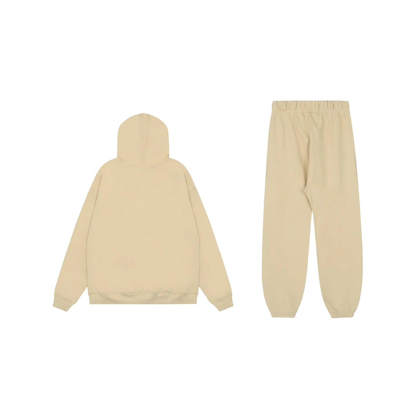 Essentials tracksuit garden yellow angled view relaxed fit set
