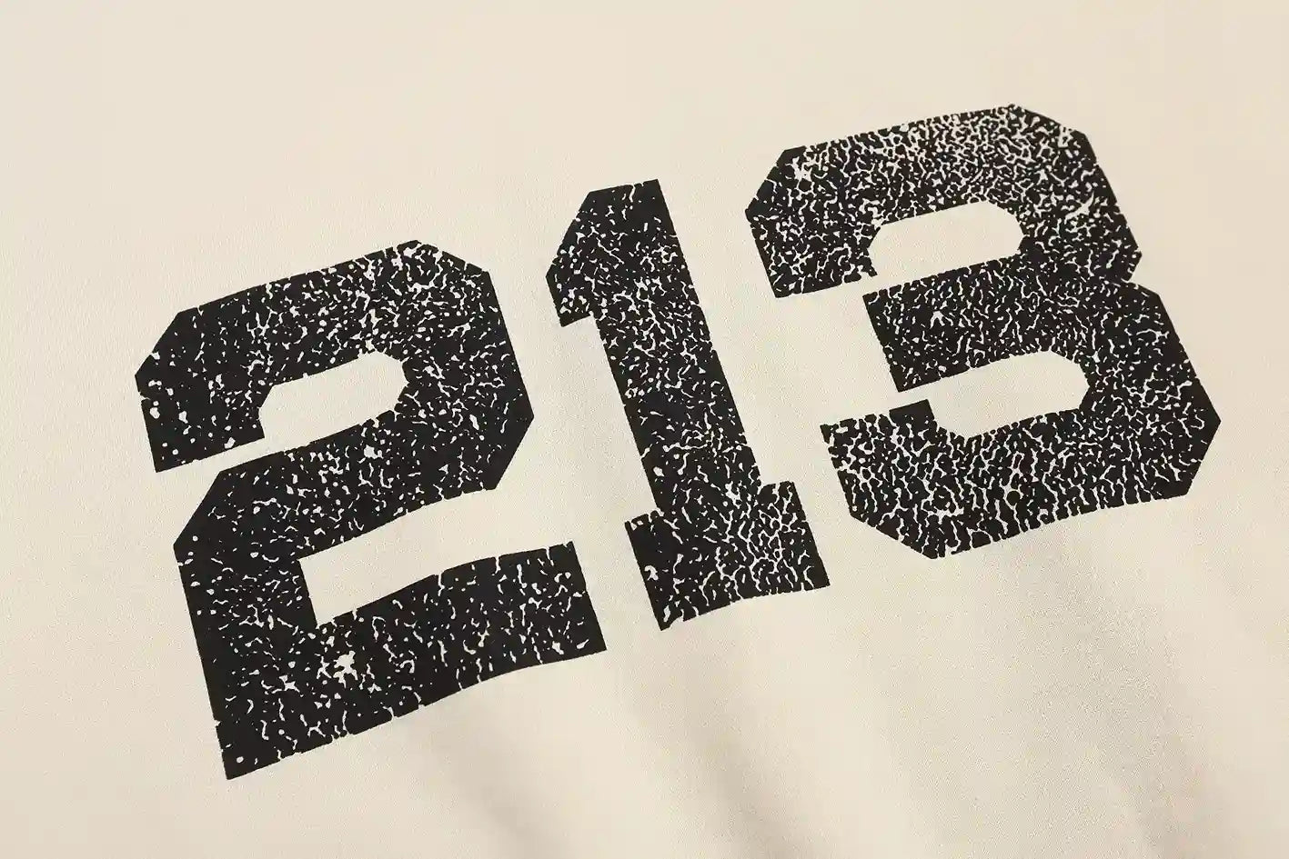 Fear of God ESSENTIALS Signature 213 Light Cream Hoodie