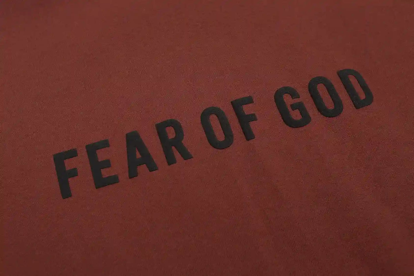 Fear of God ESSENTIALS Signature Freedom Now Retro Red Hoodie