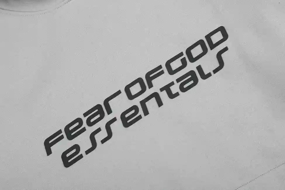 Fear of God ESSENTIALS Light Grey Hoodie Core