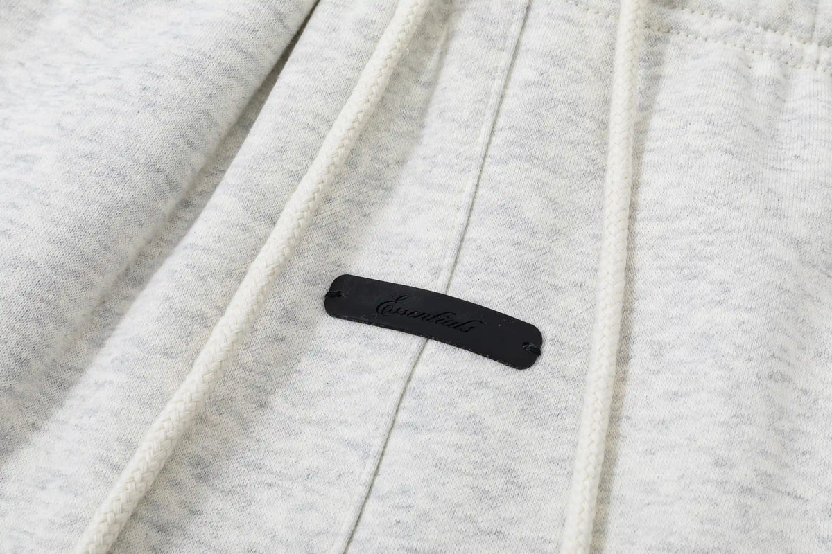 Essentials Sweatpants in Light Heathered Oatmeal Fleece