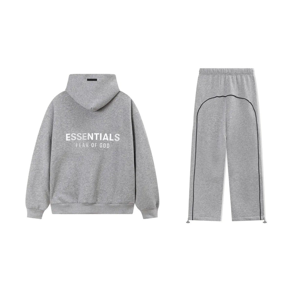 Cloudy Gray Essentials Tracksuit Pullover