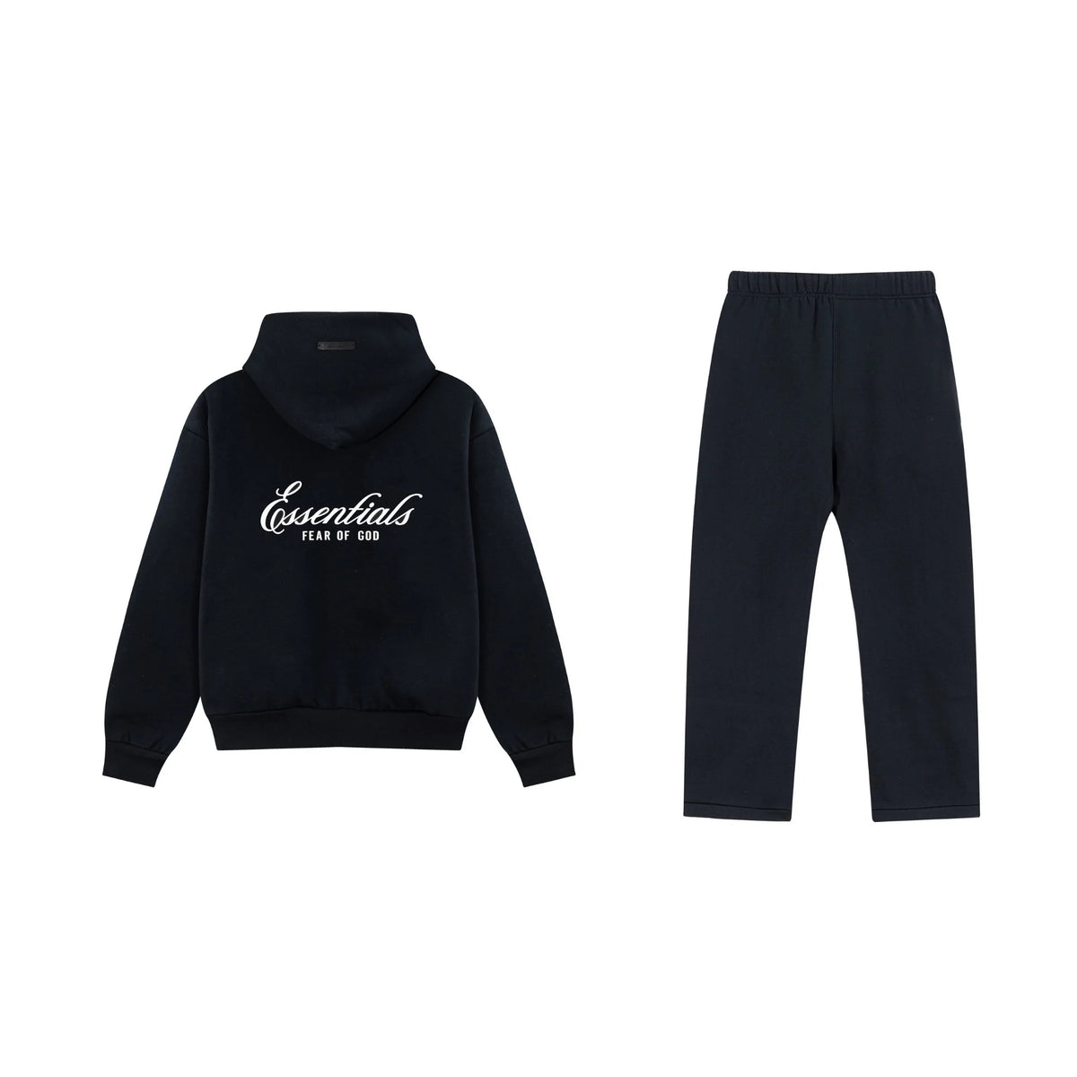 Black Essentials Tracksuit Pullover