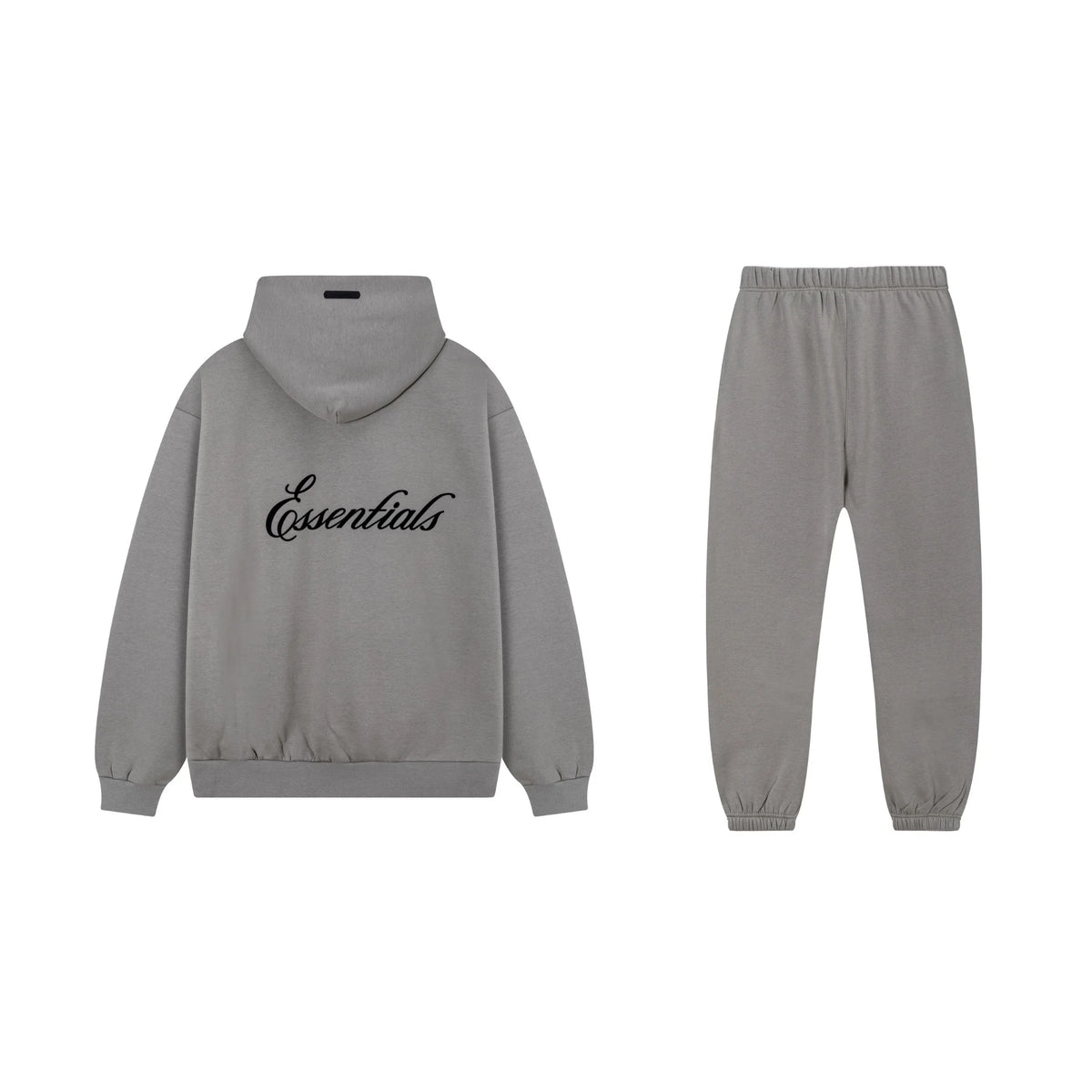 Cloudy Gray Essentials Tracksuit Pullover