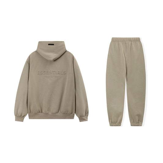 Smoky Gray Essentials Tracksuit Pullover