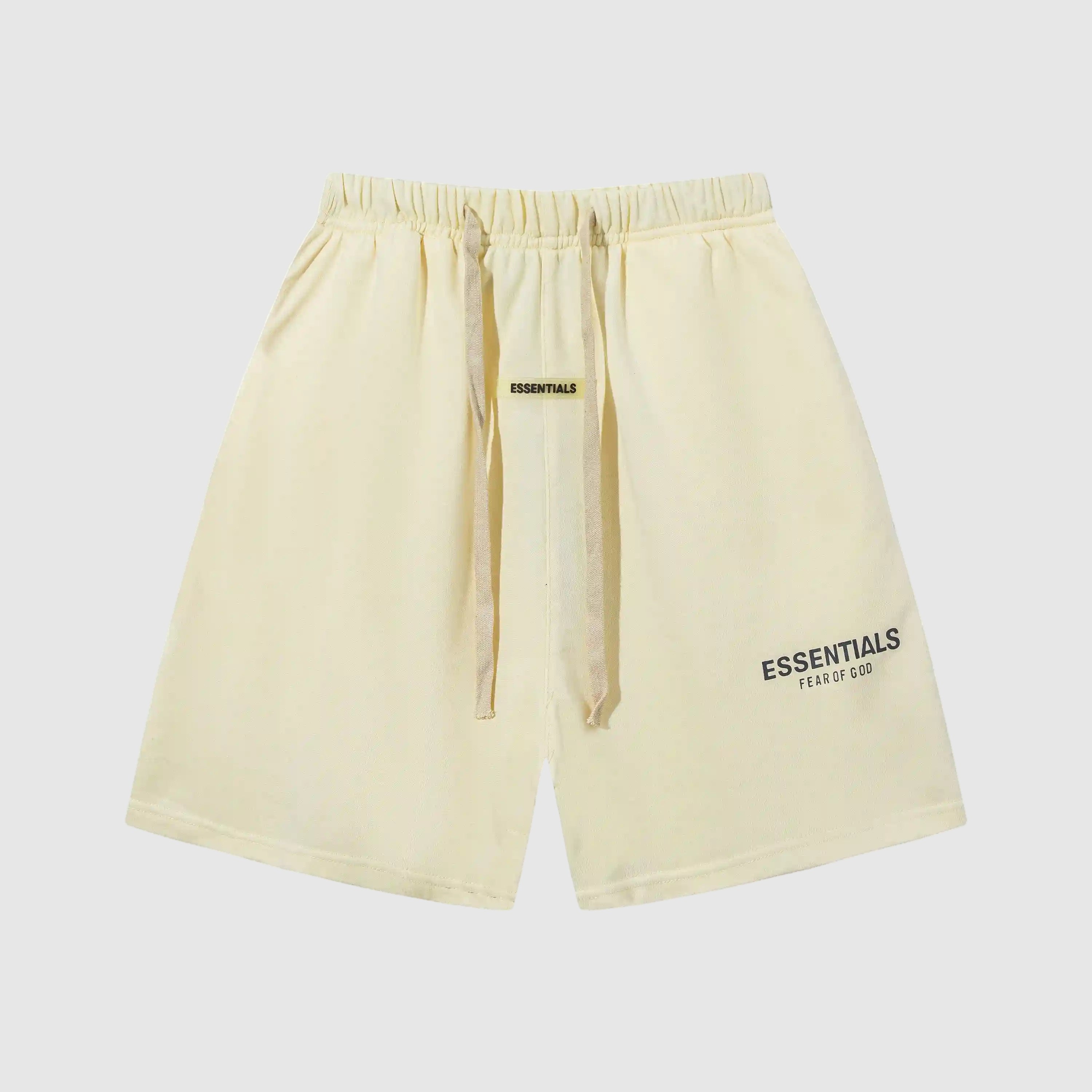 Essentials Clothing Light Cream Short