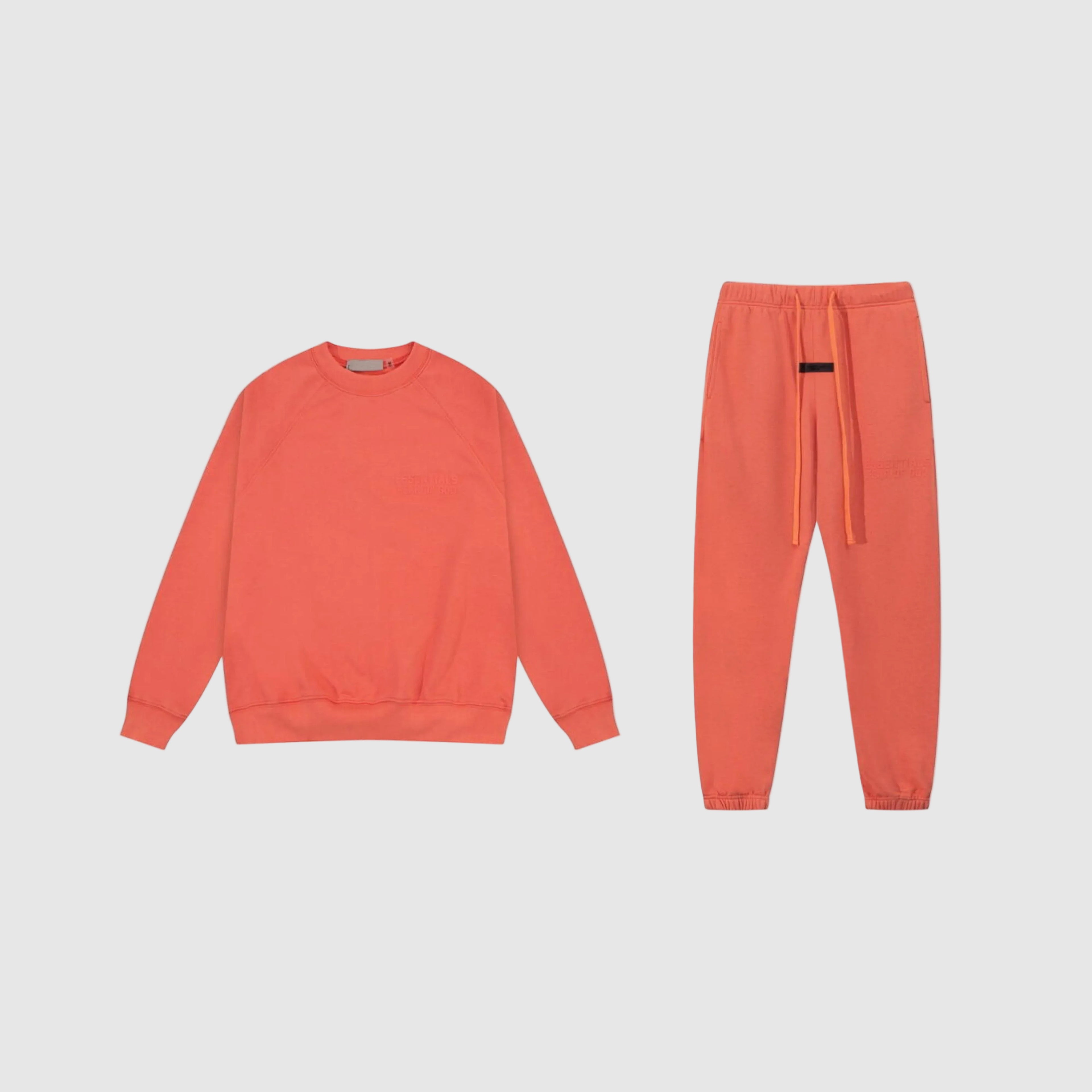 Coral-essentials-fear-of-god-tracksuit-jumper-set