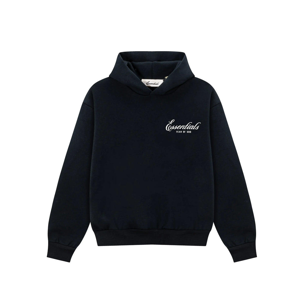 Black Essentials Tracksuit Pullover