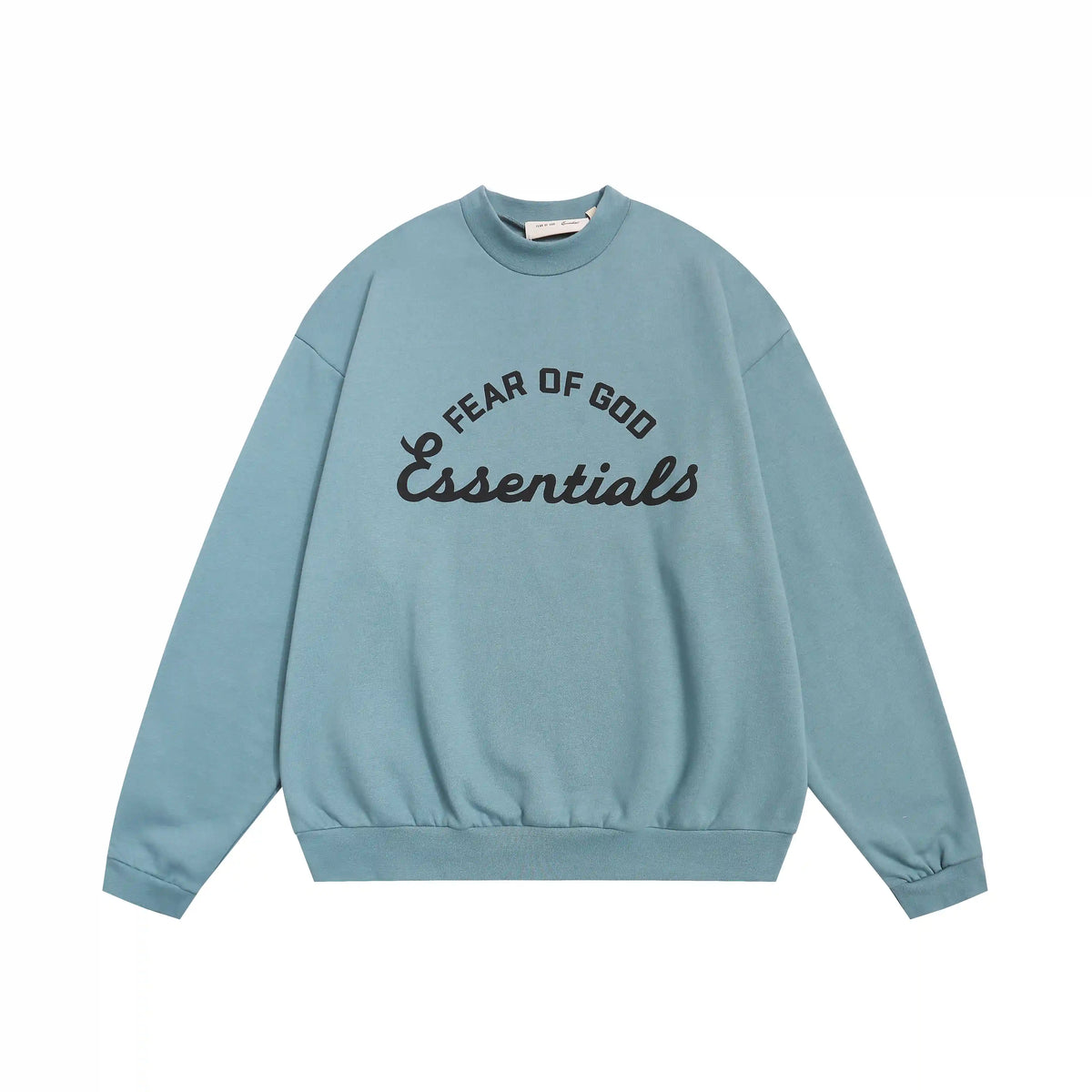 Coastal Blue Essentials Tracksuit - Crewneck Sweatshirt & Sweatpants Set