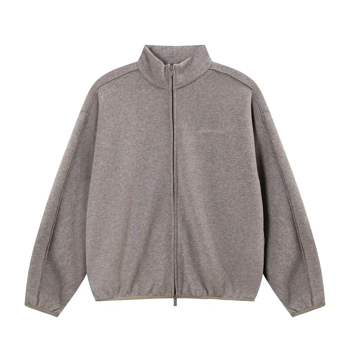 Fear of God ESSENTIALS Gray Stone Modern Fleece Track Jacket