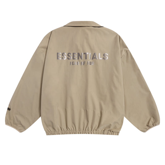 Fear of God Gold Brown Sporty Nylon Half Zip