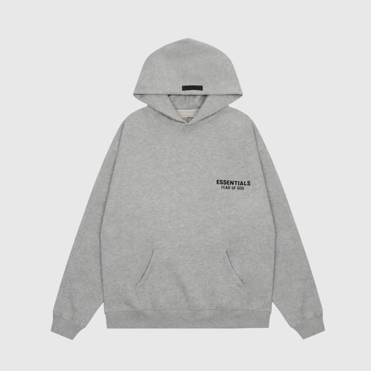Essentials Dark Heather Oatmeal Hoodie – Fear of God
