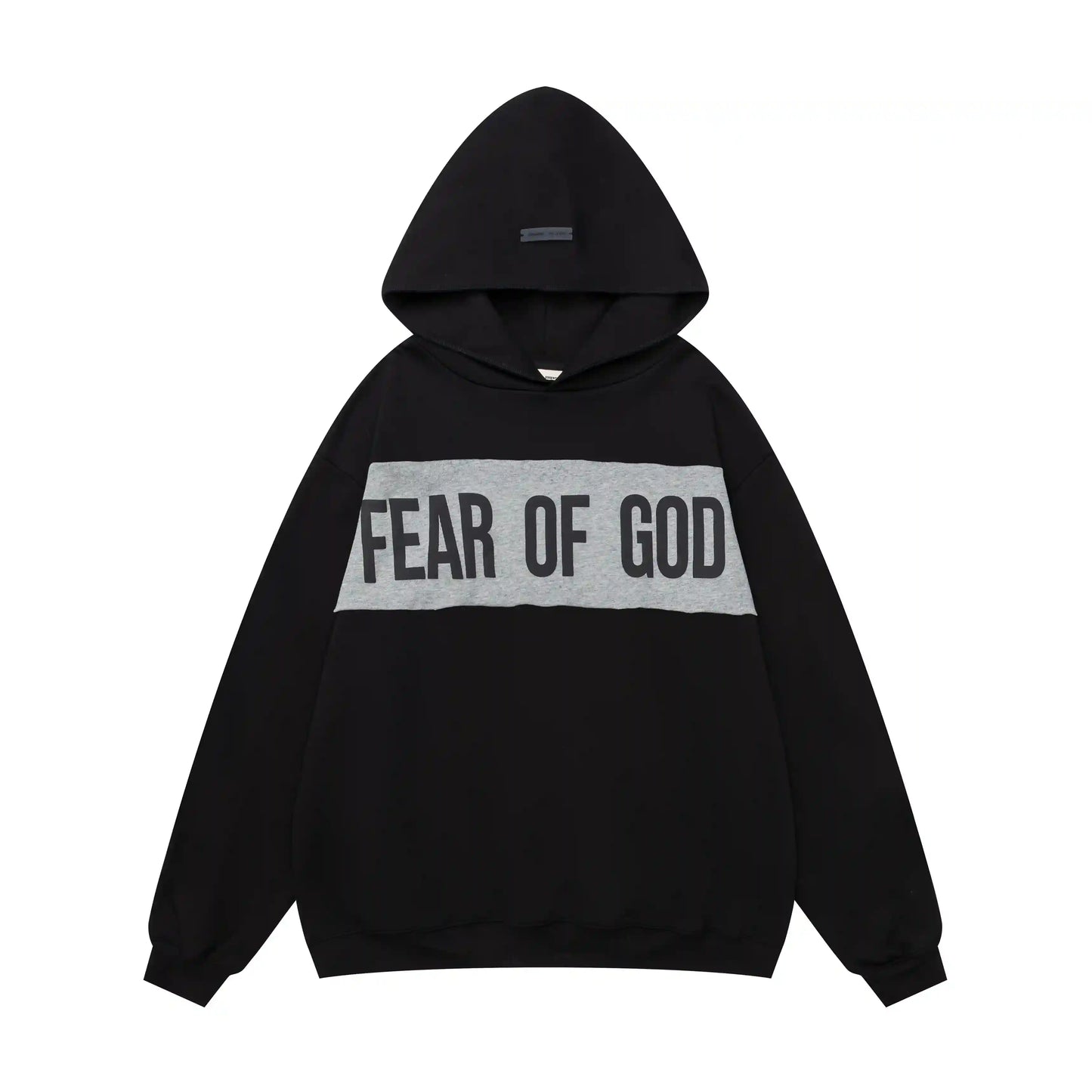 Fear of God Essentials Black Hoodie | Classic Black Pullover Essentials Hoodie