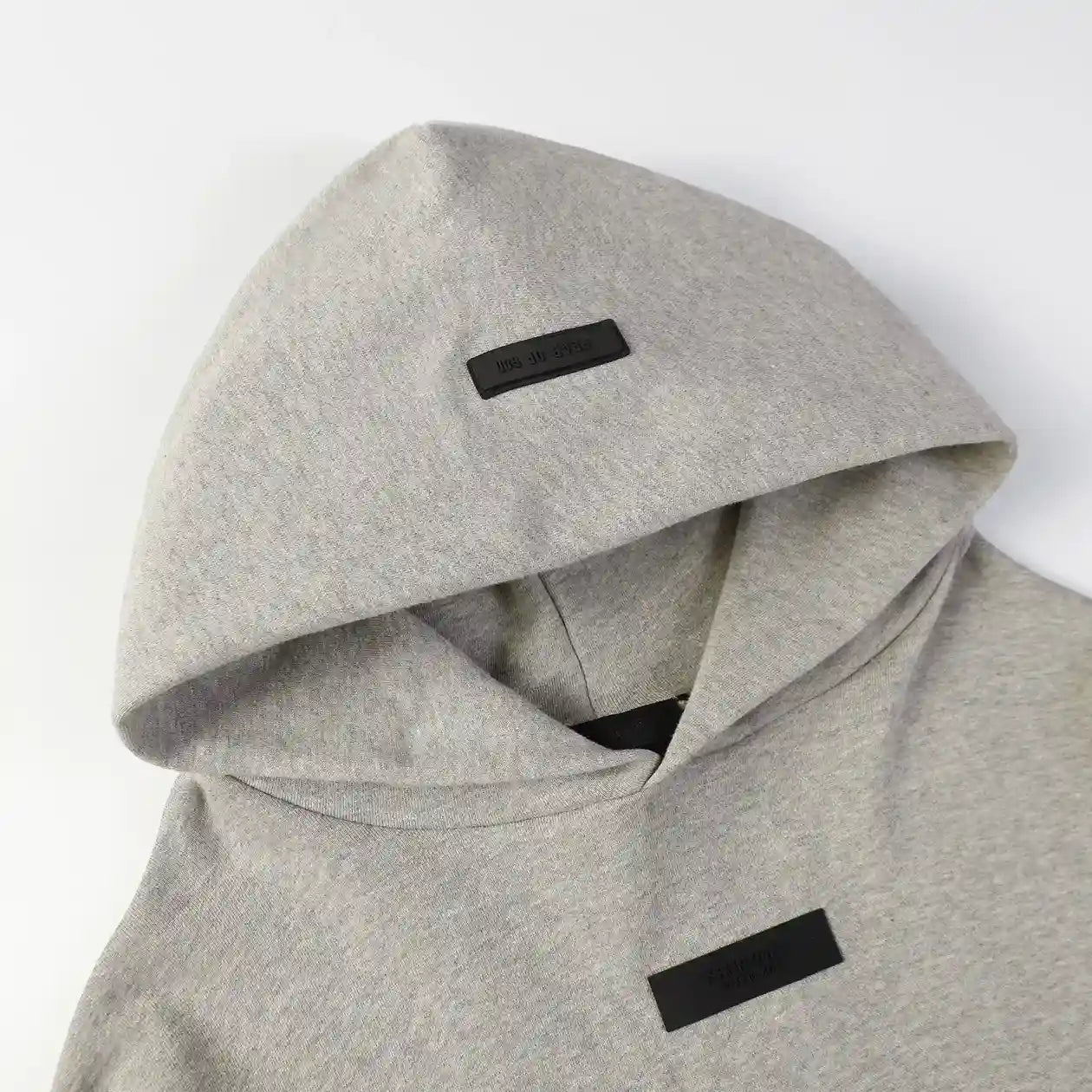 ESSENTIALS Clothing Dark Heather Oatmeal Hoodie