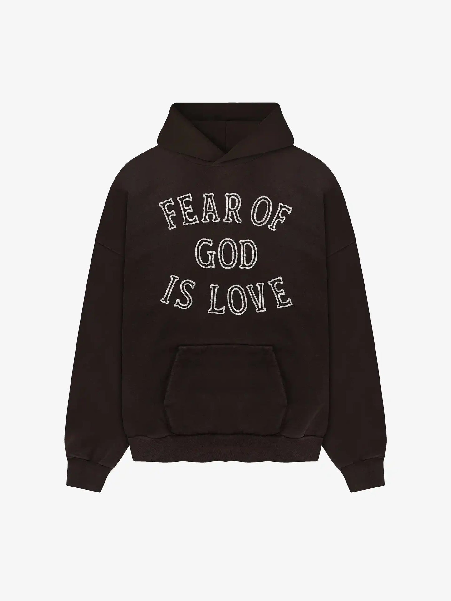 Fear of God ESSENTIALS Signature Congo Brown Hoodie