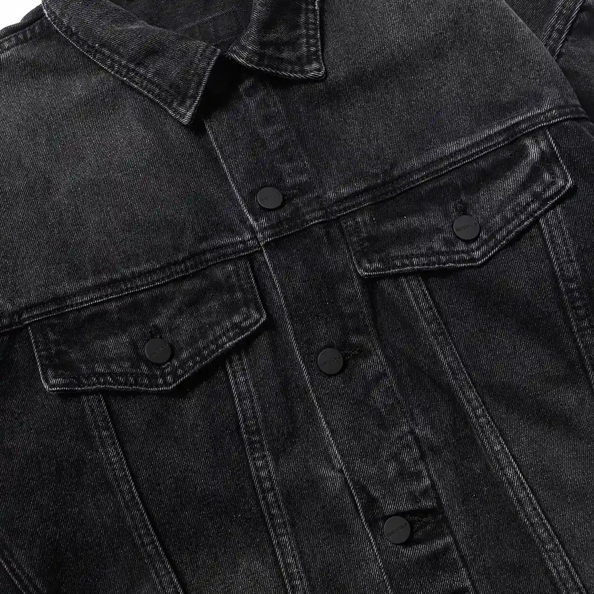 FEAR OF GOD ESSENTIALS - Black Denim Jacket