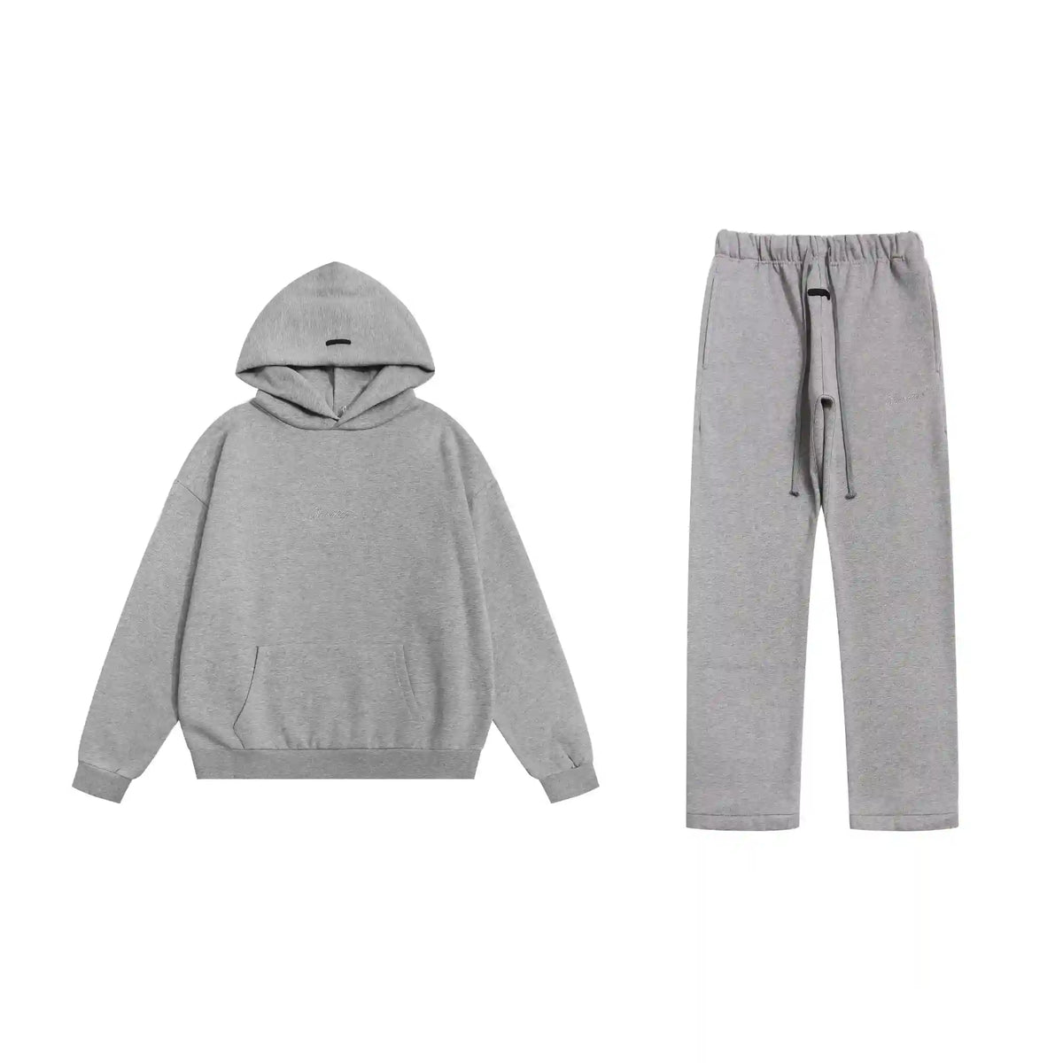 Cloudy Gray Essentials Tracksuit