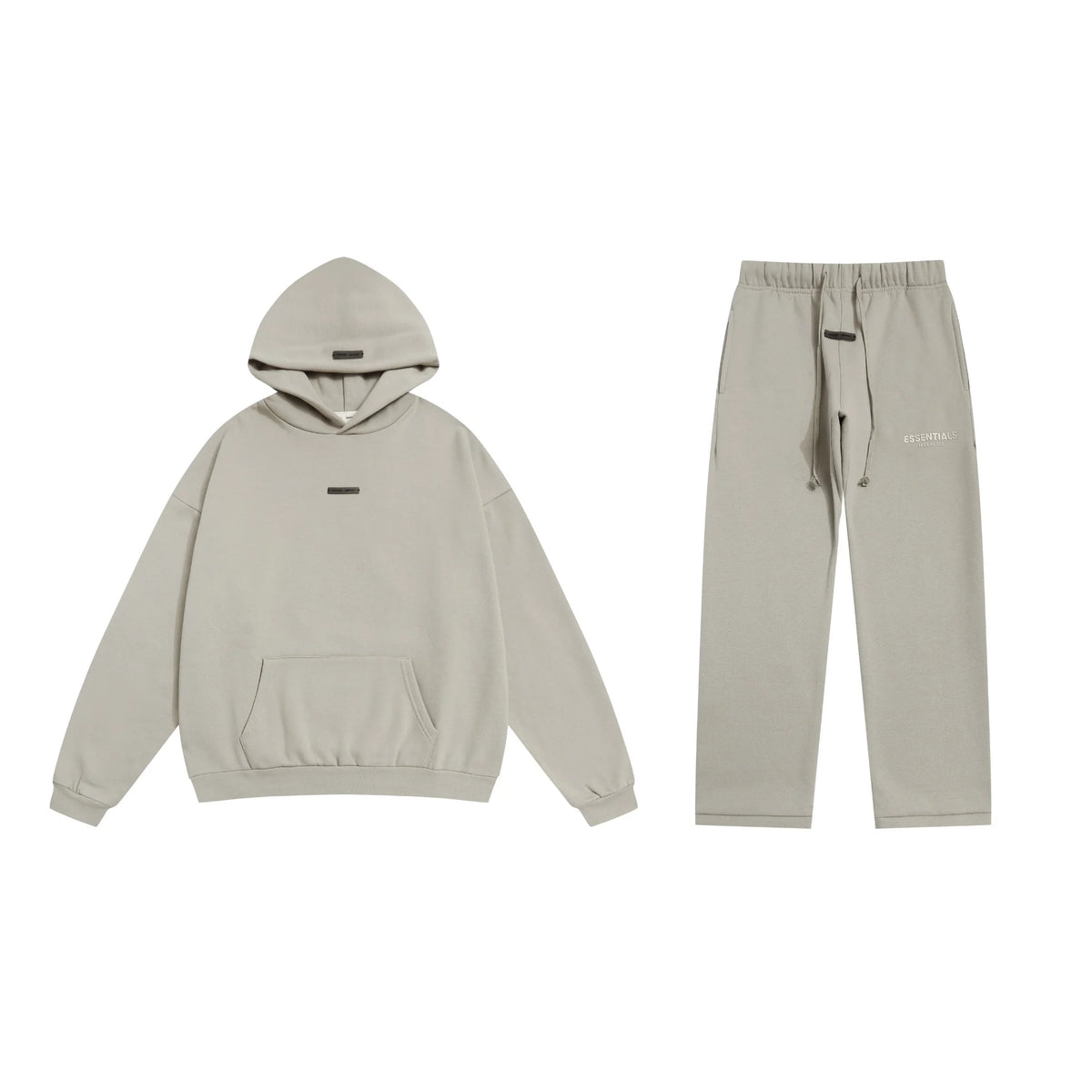 Cement Gray Essentials Tracksuit Pullover