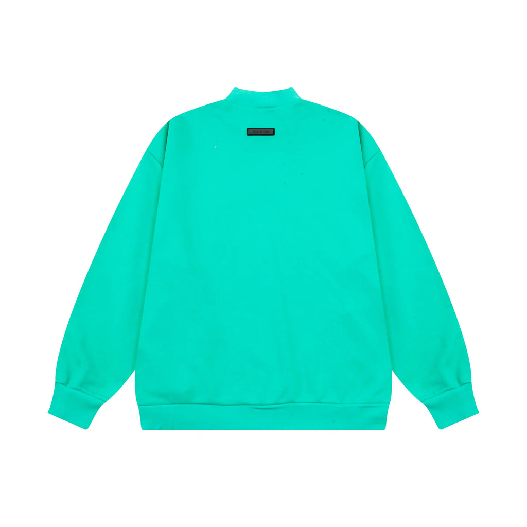 Aqua Green Sweatshirt Essentials Clothing Back