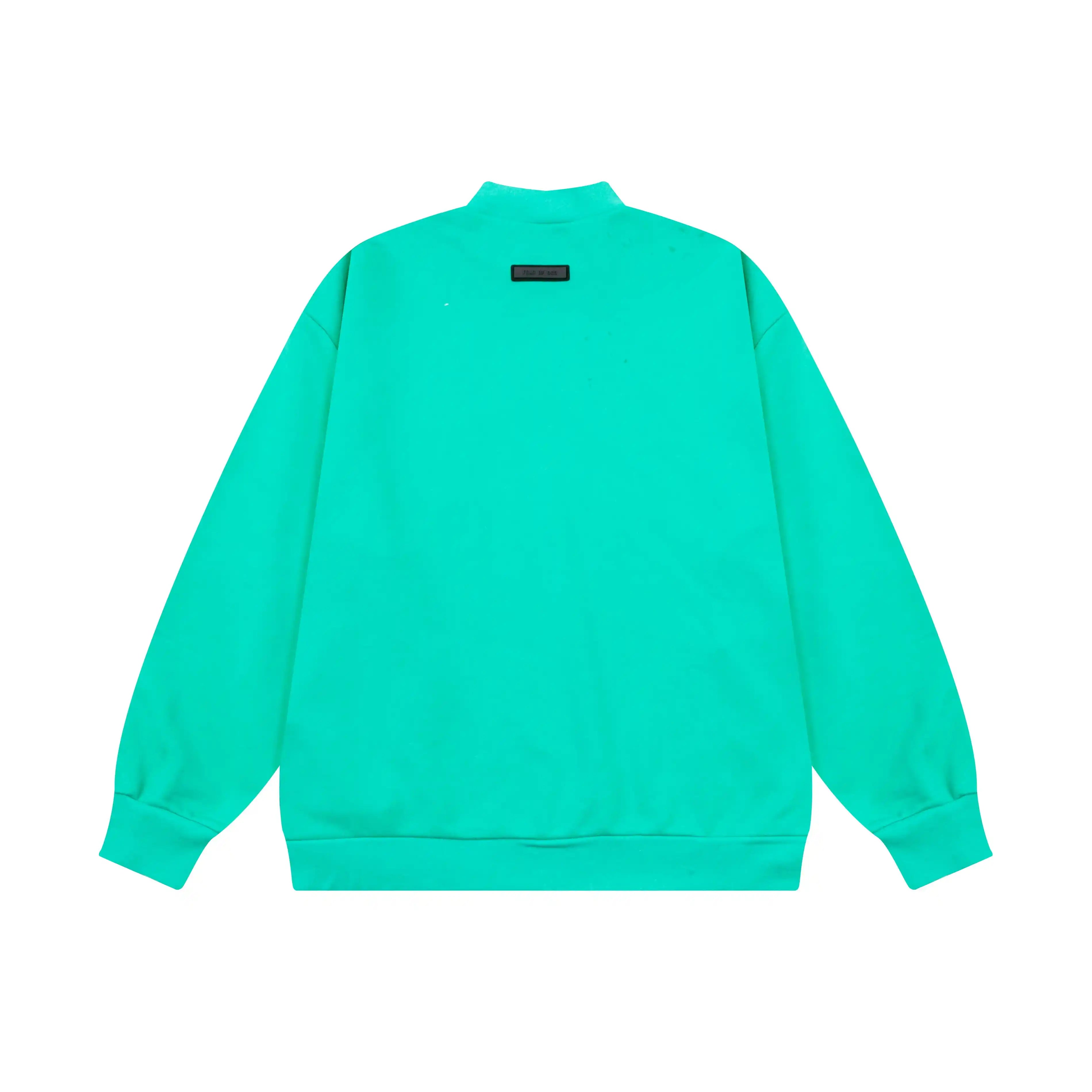 Aqua Green Sweatshirt Essentials Clothing Back