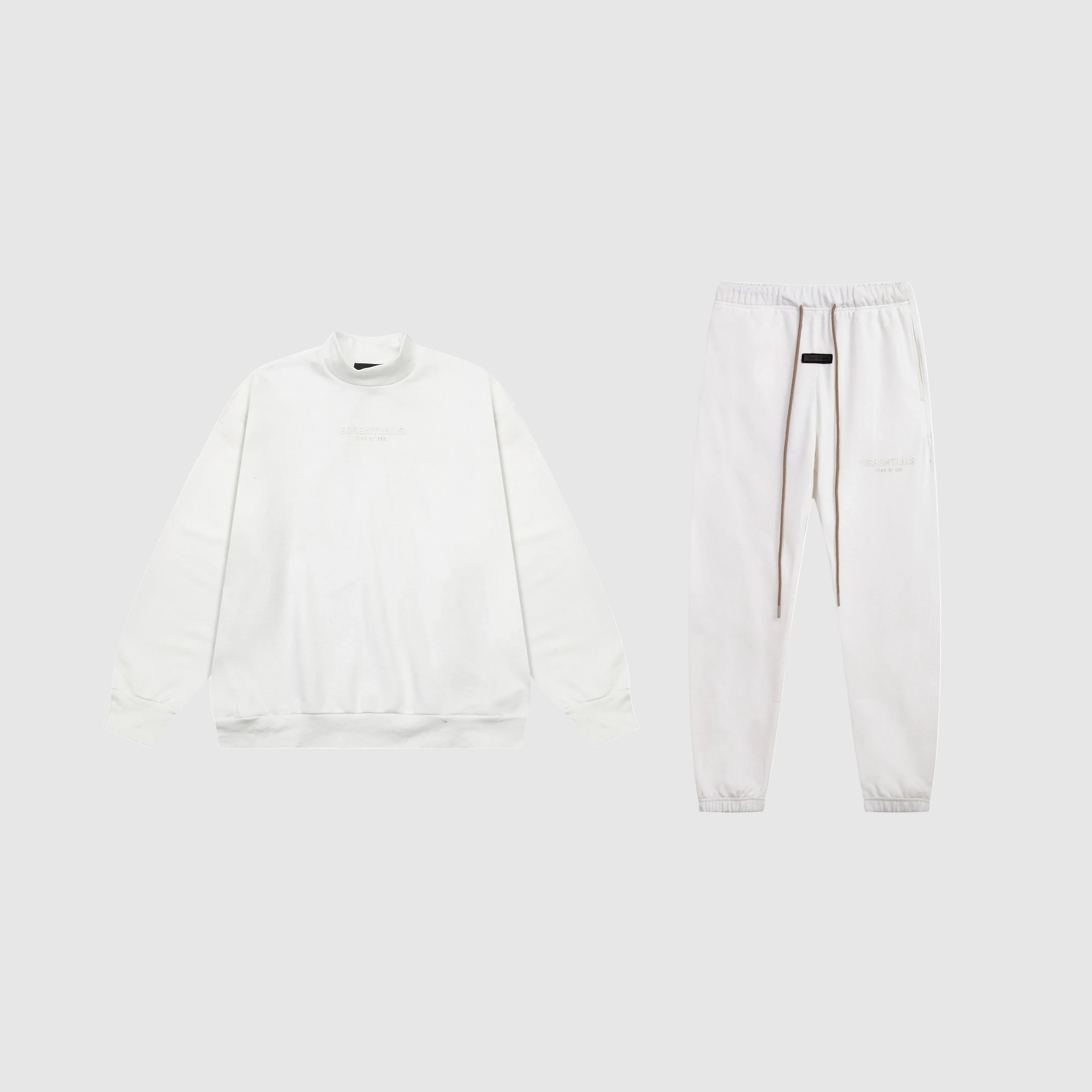 Best FOG Sweatshirt ESSENTIALS Clothing Eggshell Long Sleeve Tracksuit 1