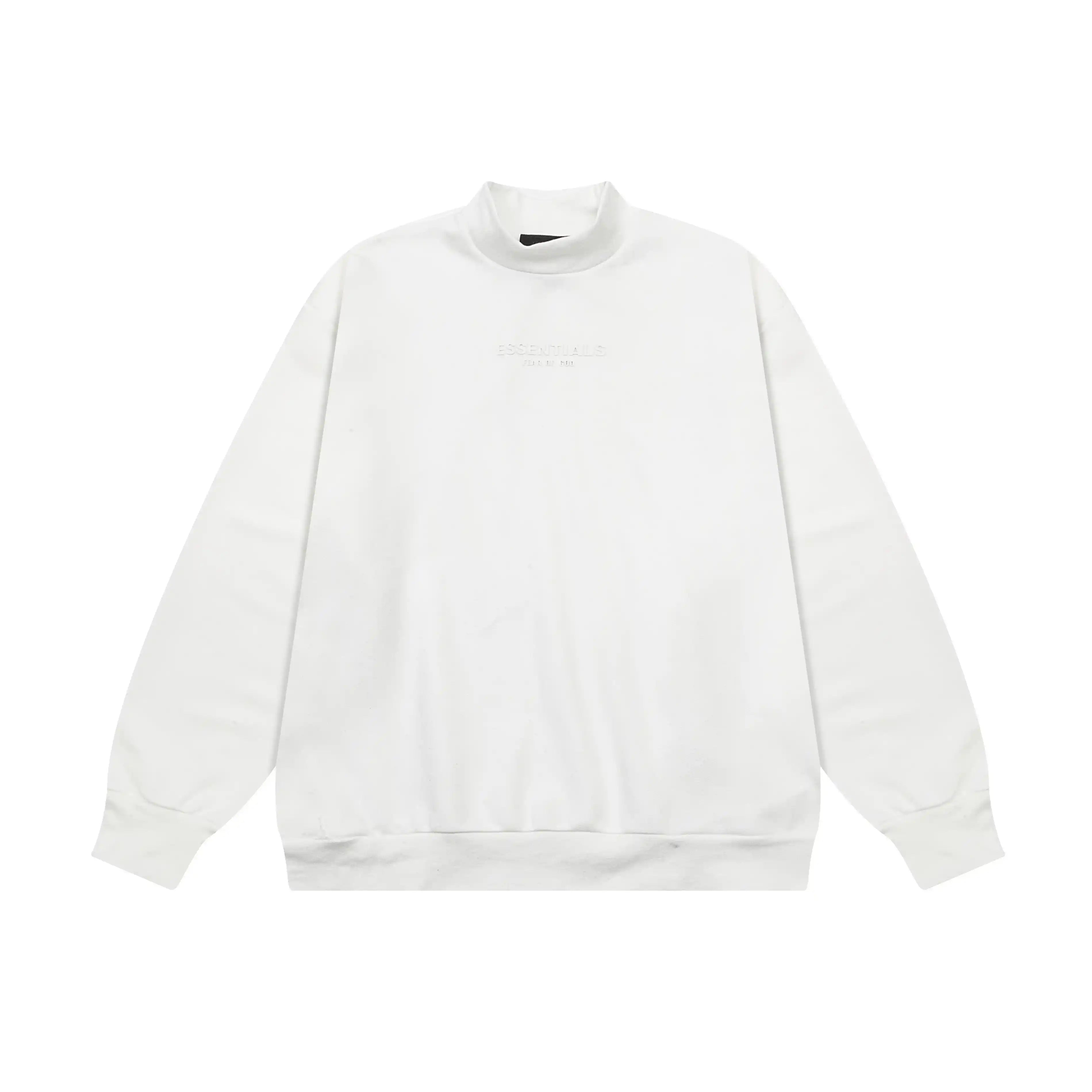 Best FOG Sweatshirt ESSENTIALS Clothing Eggshell Long Sleeve Tracksuit 3