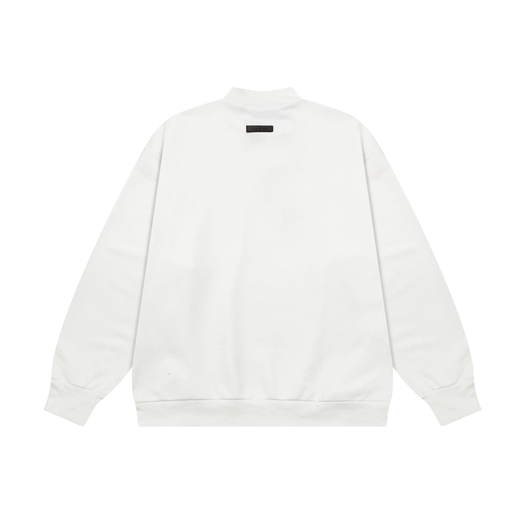 Best FOG Sweatshirt ESSENTIALS Clothing Eggshell Long Sleeve Tracksuit 4