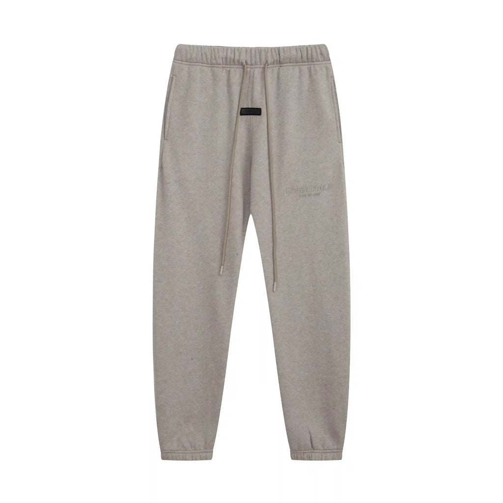 Best FOG Sweatshirt ESSENTIALS Clothing Heathered Grey Long Sleeve Tracksuit 5