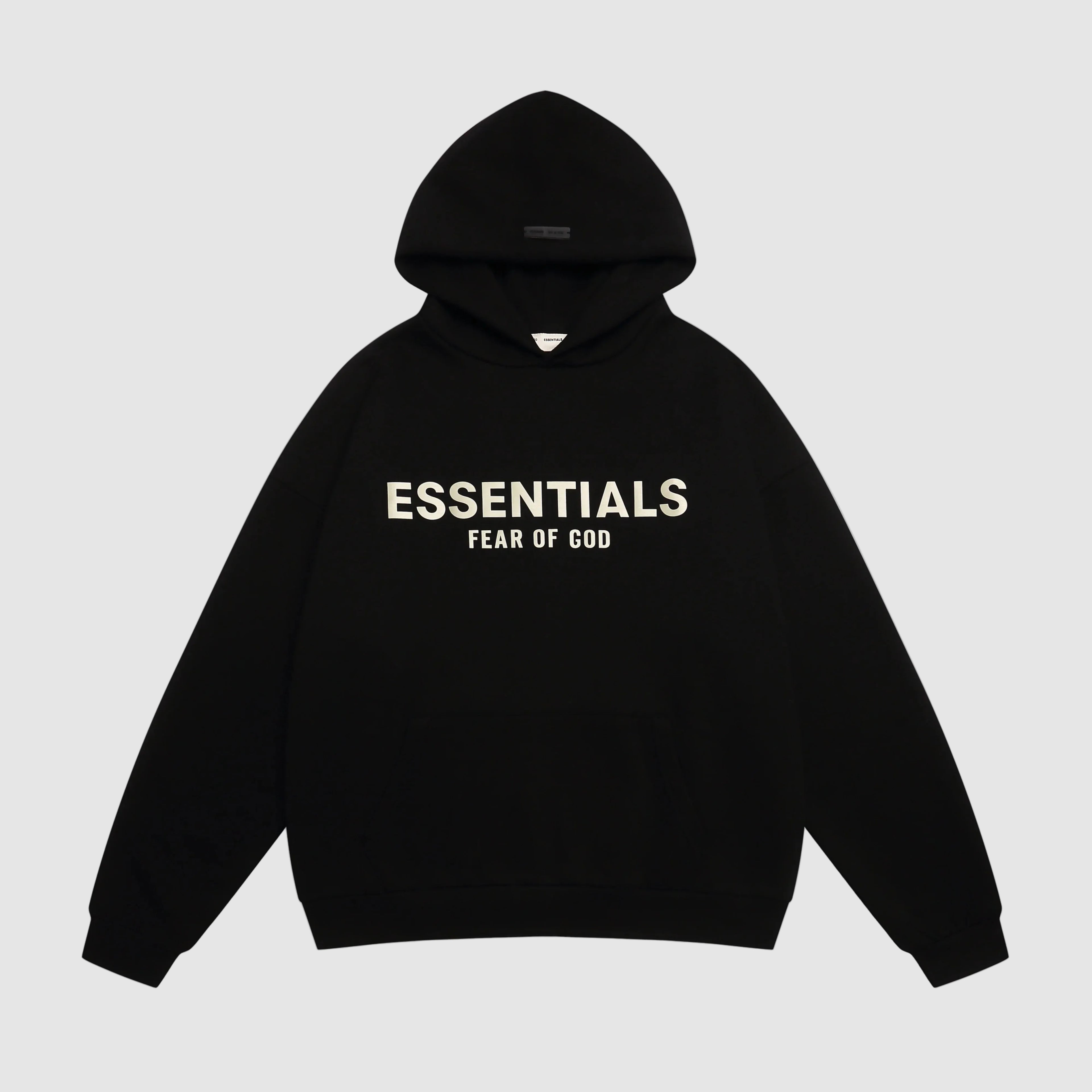 Black Essentials Clothing Fear Of God Hoodie