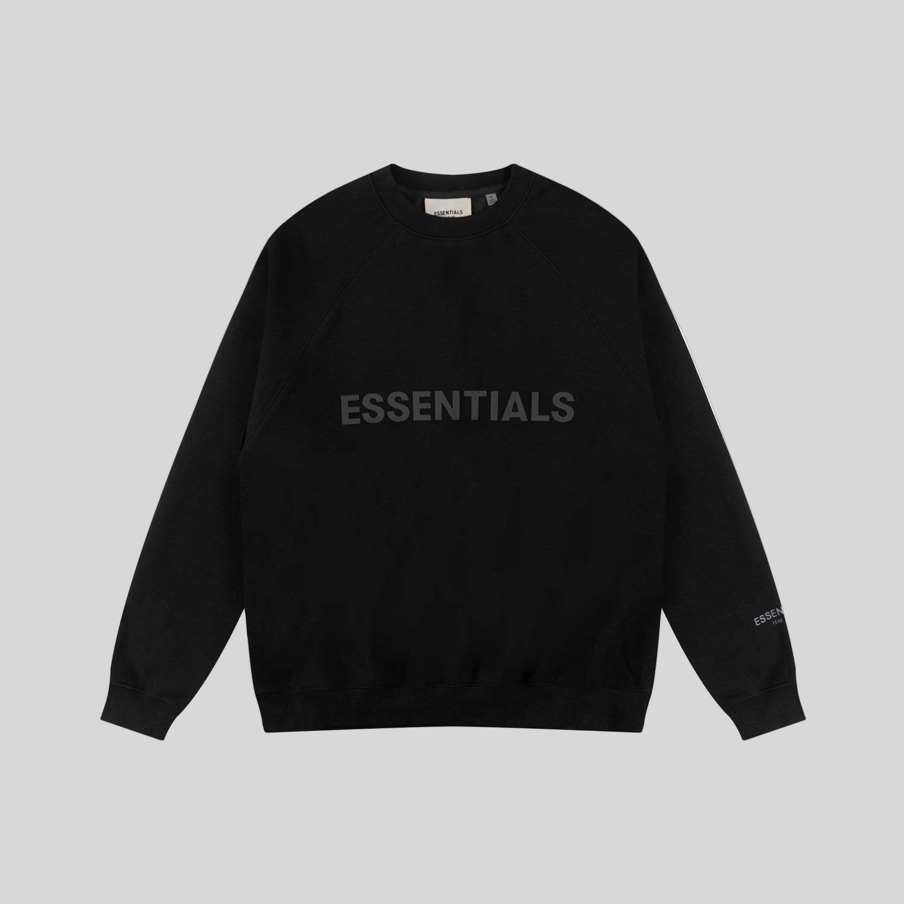  Black Essentials Clothing Sweatshirt Front