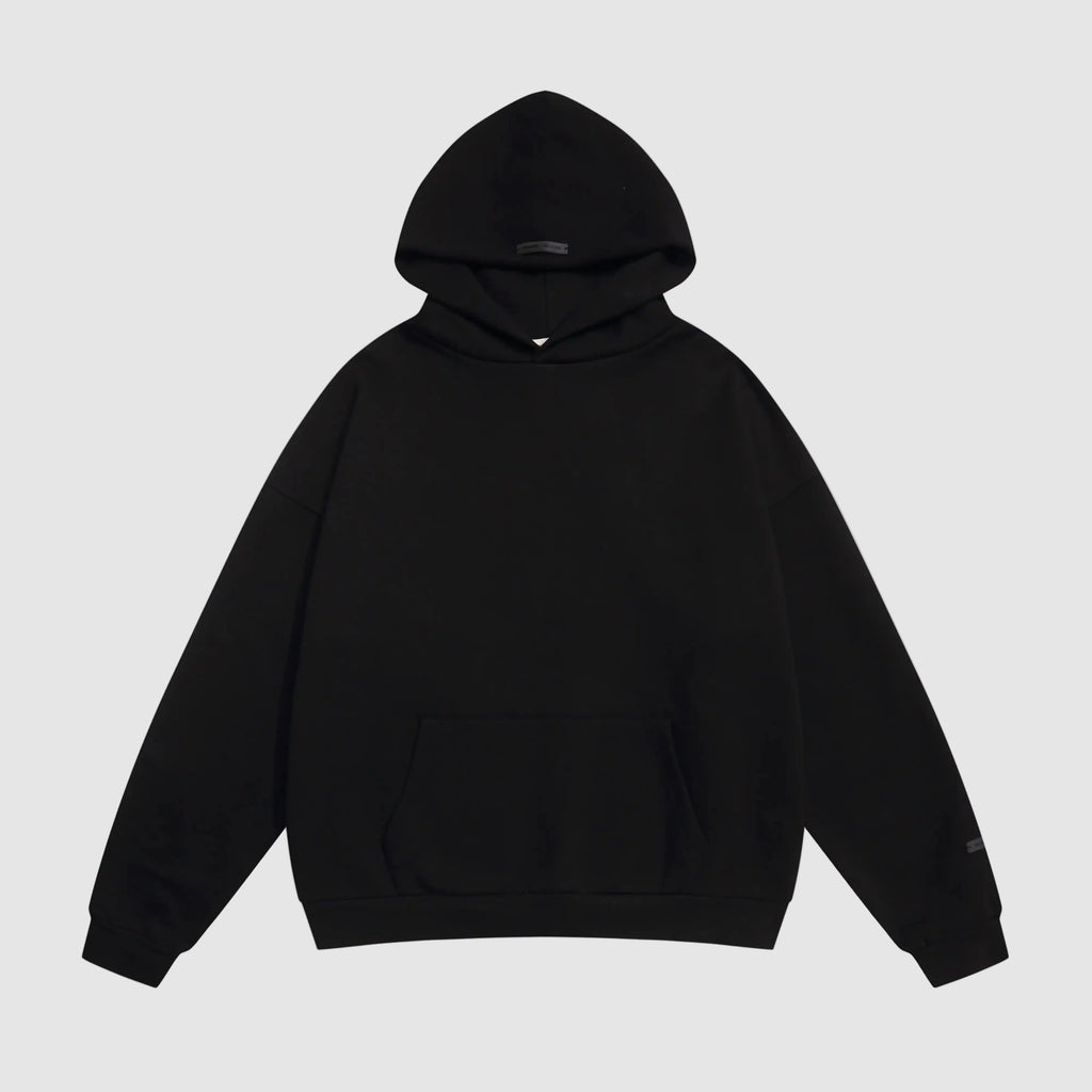 Black Essentials Fear Of God Hoodie