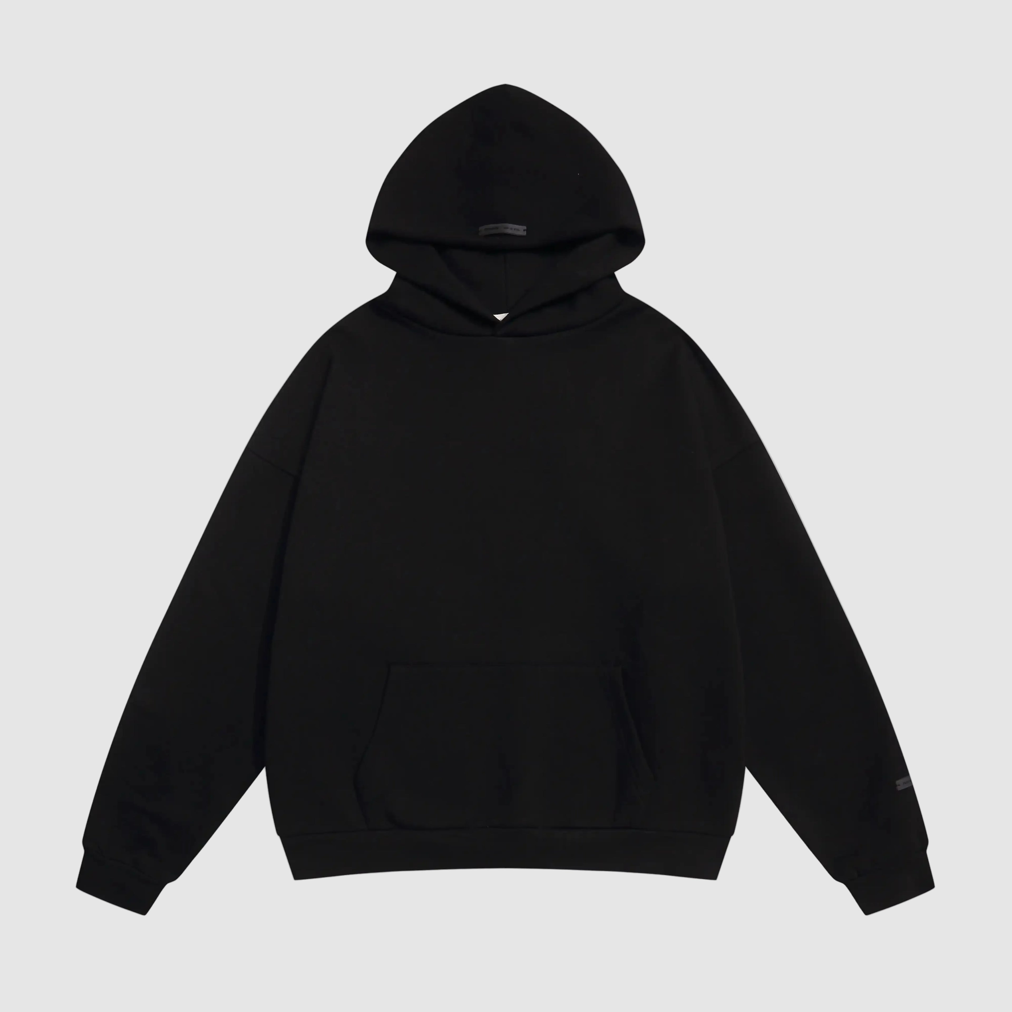 Black Essentials Fear Of God Hoodie
