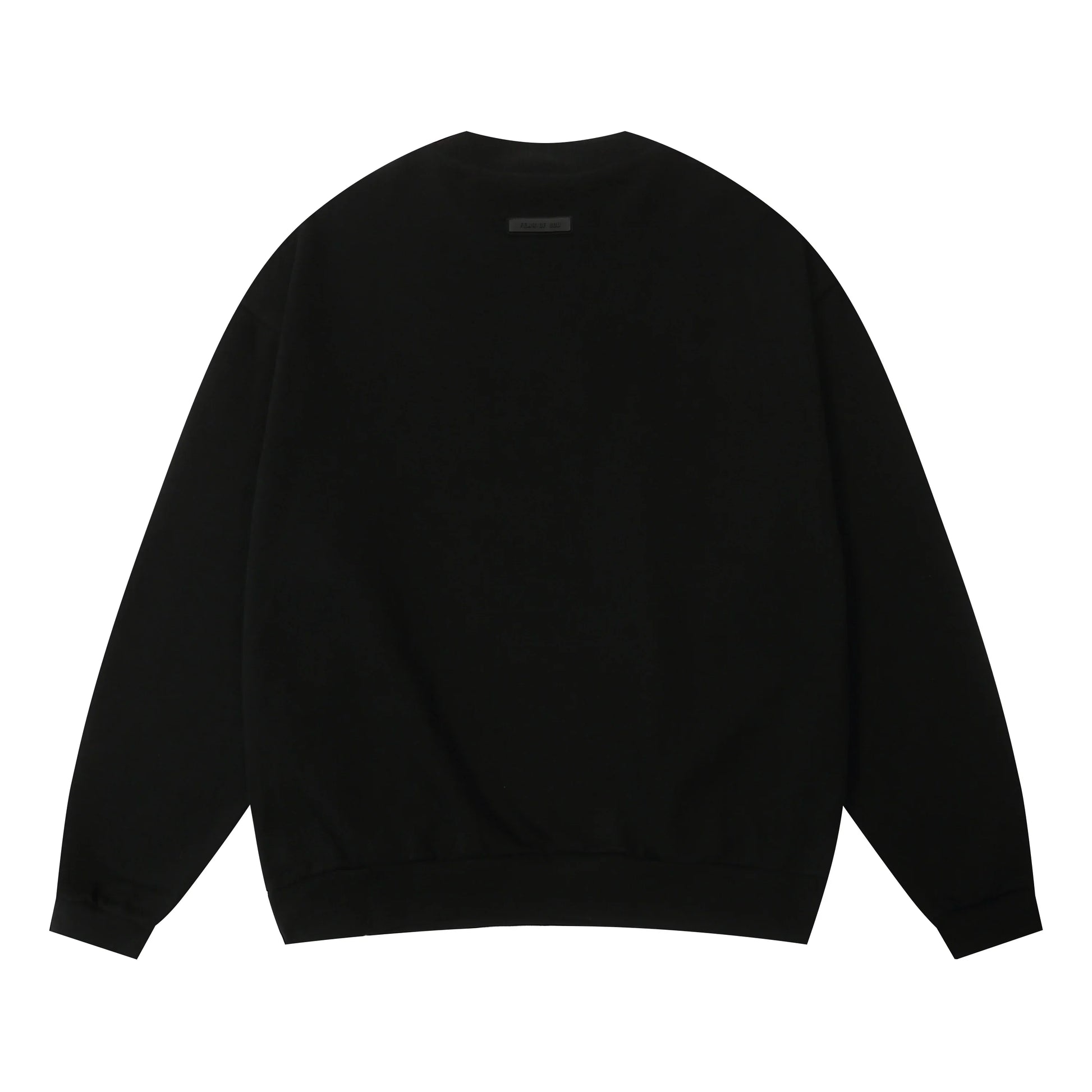 Fear of God essentials black tracksuit ribbed cuffs waistband detail