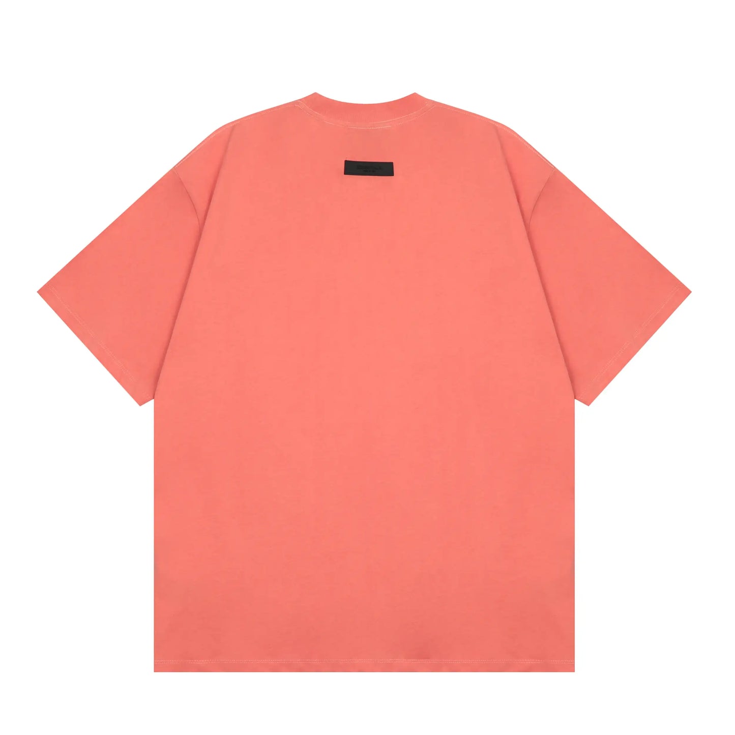 Essentials coral casual streetwear tee by Fear of God outfit