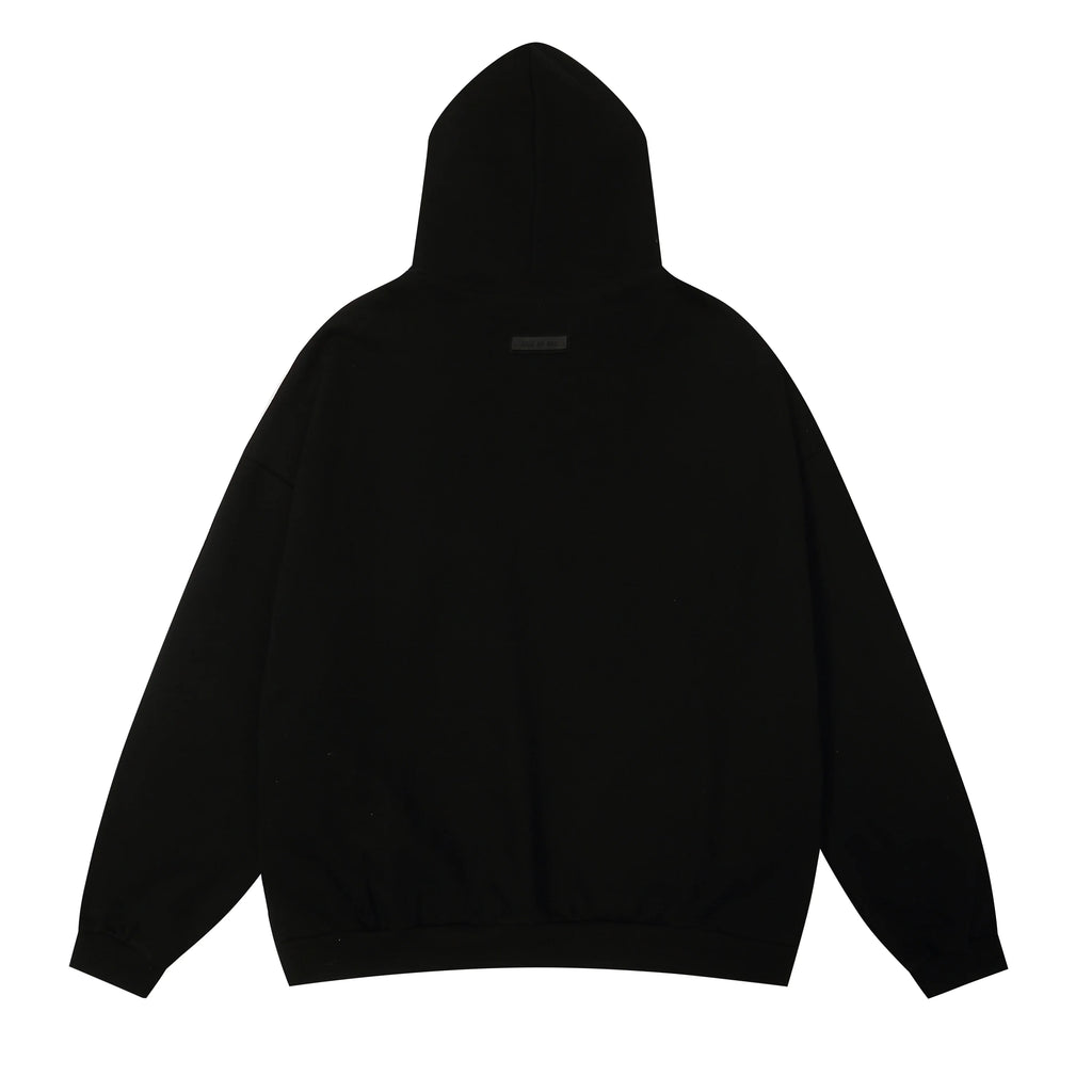 Dark FEAR OF GOD Hooded ESSENTIALS Clothing Black Long Sleeve Tracksuit 4