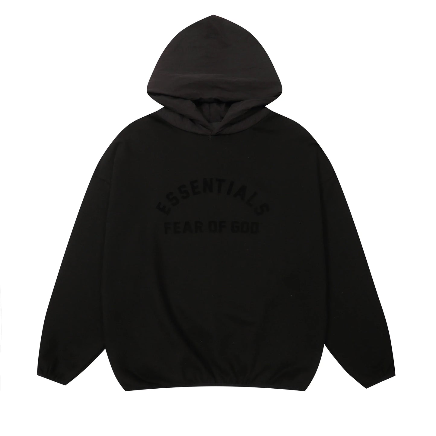 Essentials black daily comfort fleece joggers with elastic waistband comfort by Fear Of God