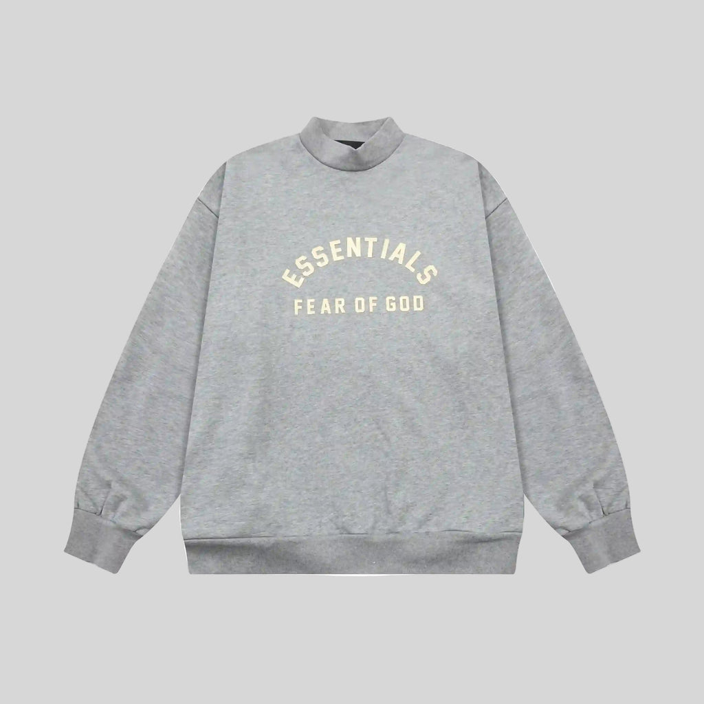Dark Heather Oatmeal Sweatshirt Essentials Clothing 