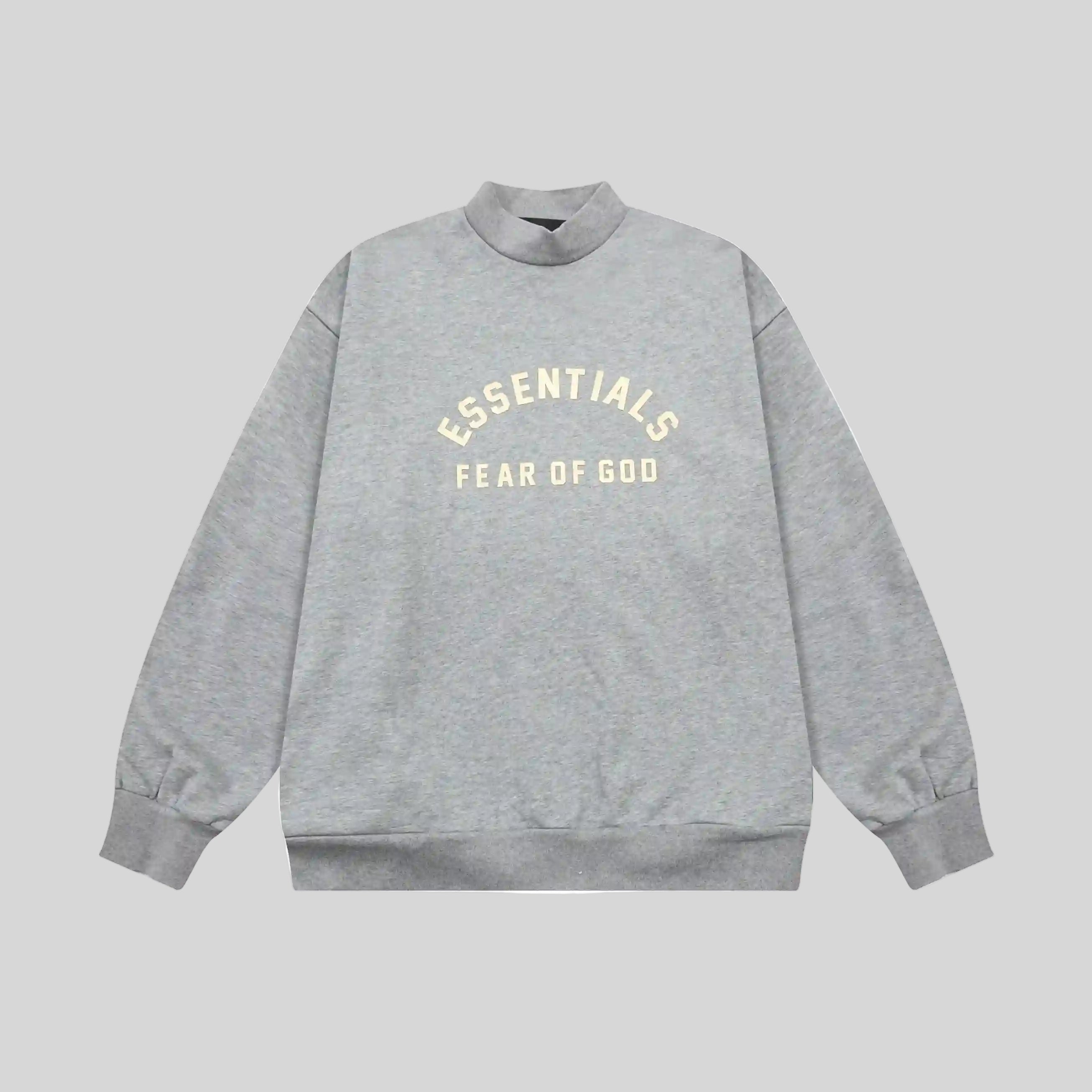 Dark Heather Oatmeal Sweatshirt Essentials Clothing 