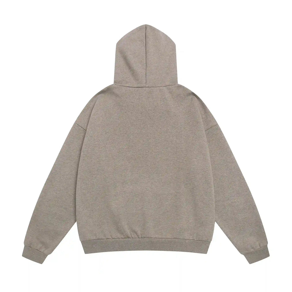 Dark Heathered Oatmeal Essentials Fear Of God Hoodies
