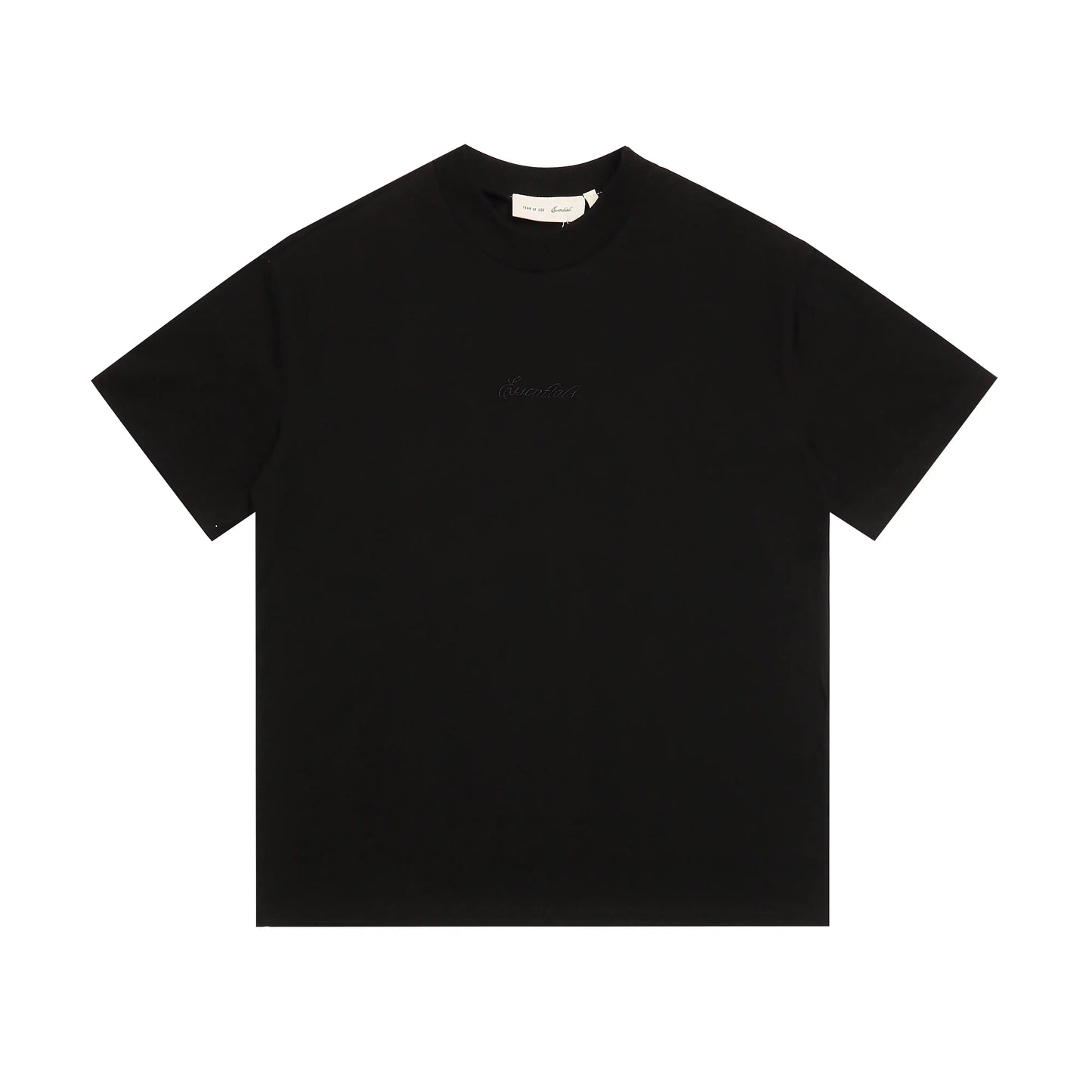 ESSENTIALS Black SS26 Oversized T-Shirt