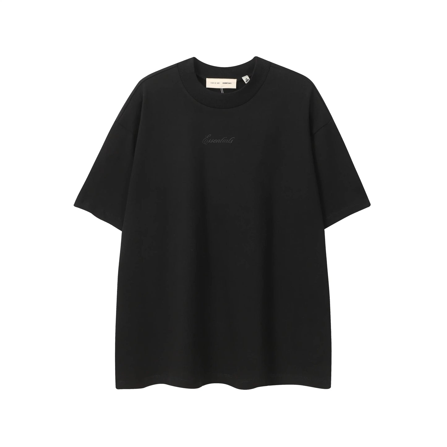 ESSENTIALS Black SS26 Oversized T-Shirt | Essentials t-shirt