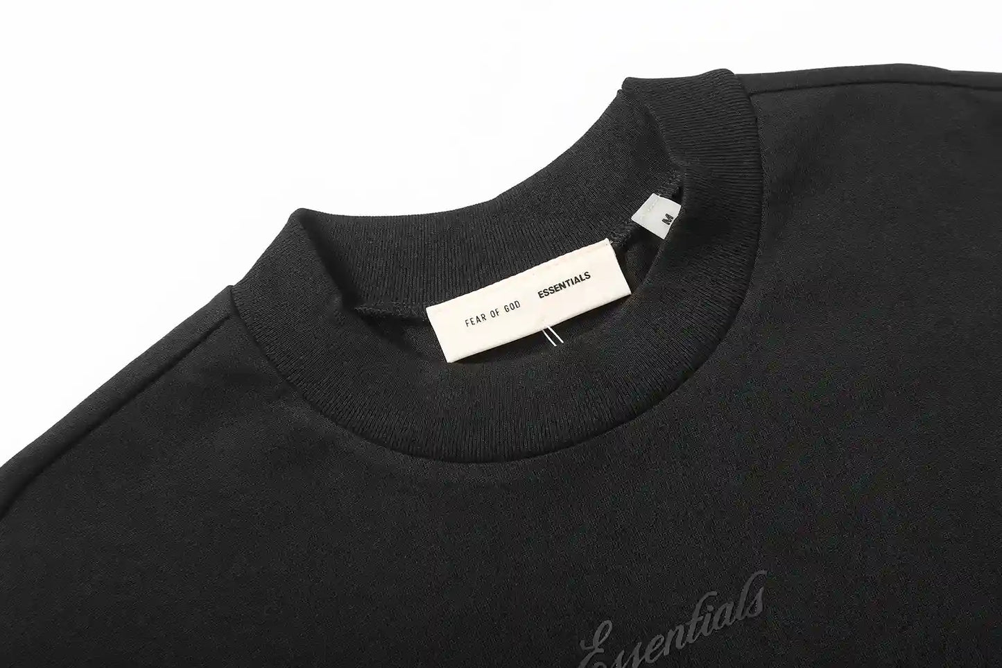 ESSENTIALS Black SS26 Oversized T-Shirt | Essentials t-shirt
