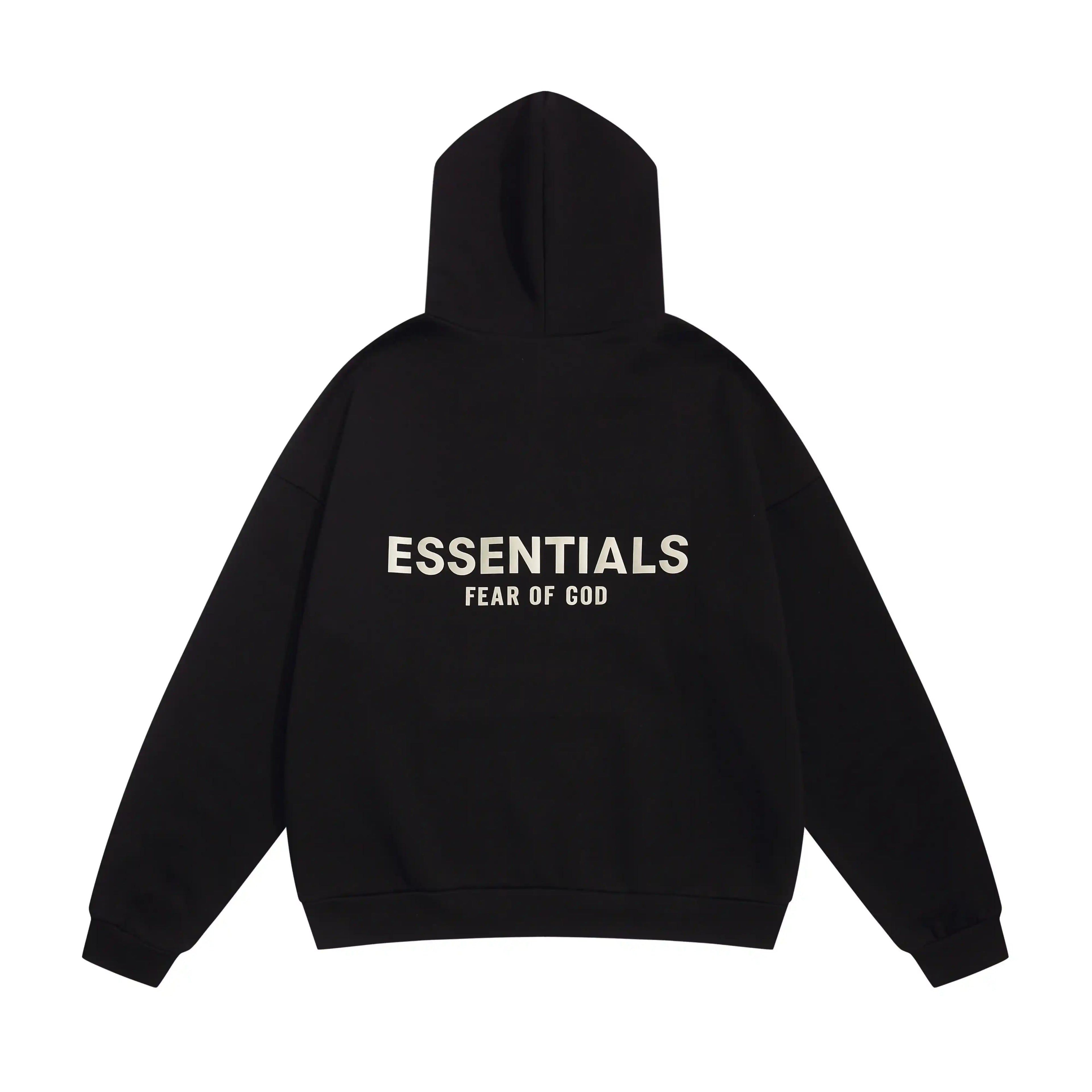 ESSENTIALS Clothing Essentials Fear Of God Black Hoodies