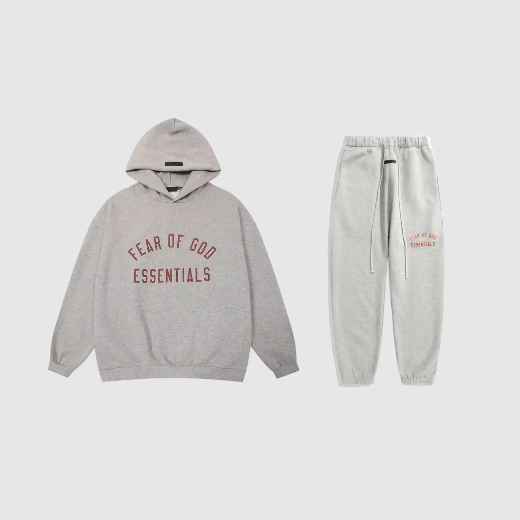 ESSENTIALS Clothing Light Heather Oatmeal Tracksuit 1