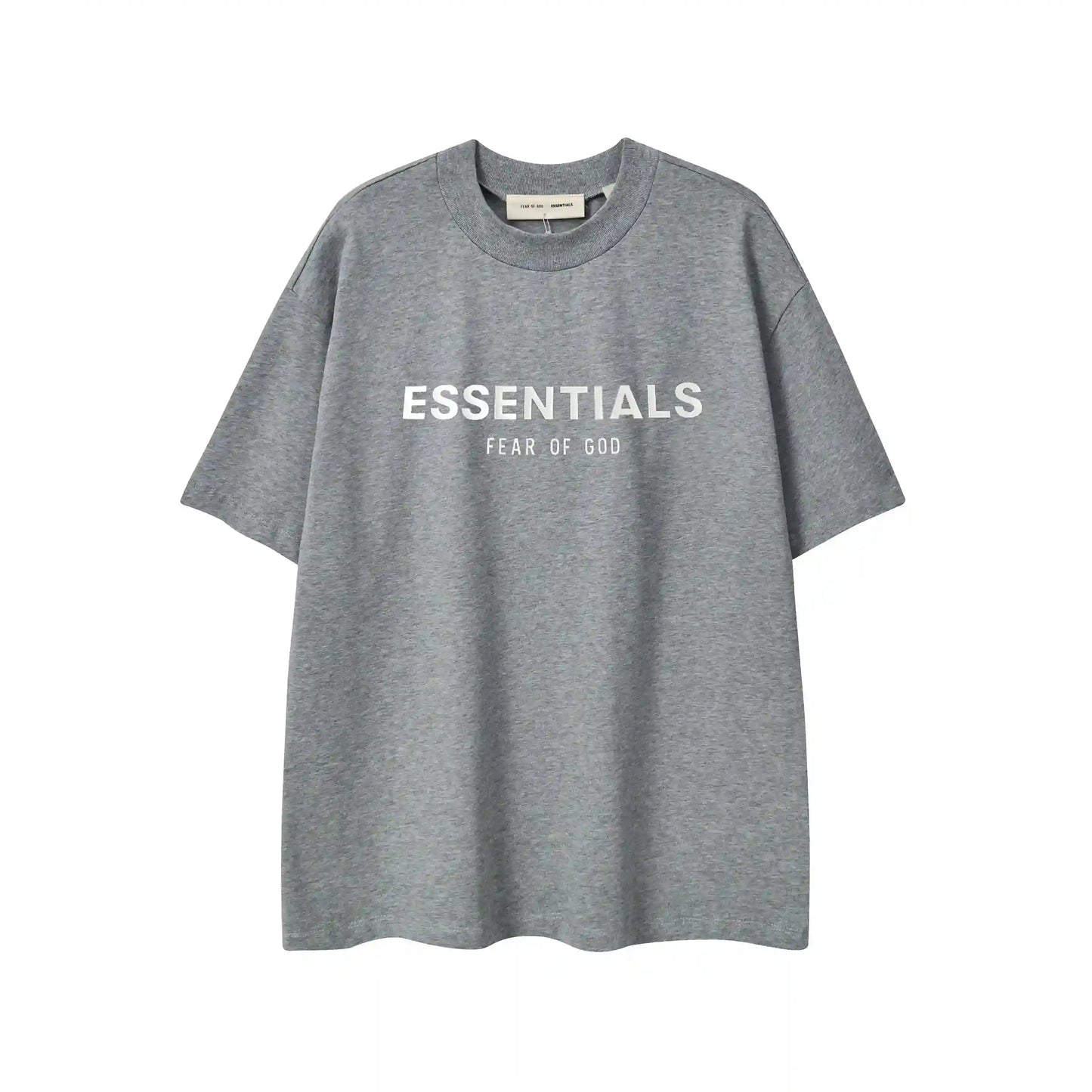 ESSENTIALS Dark Oatmeal 90s Crewneck T-Shirt
