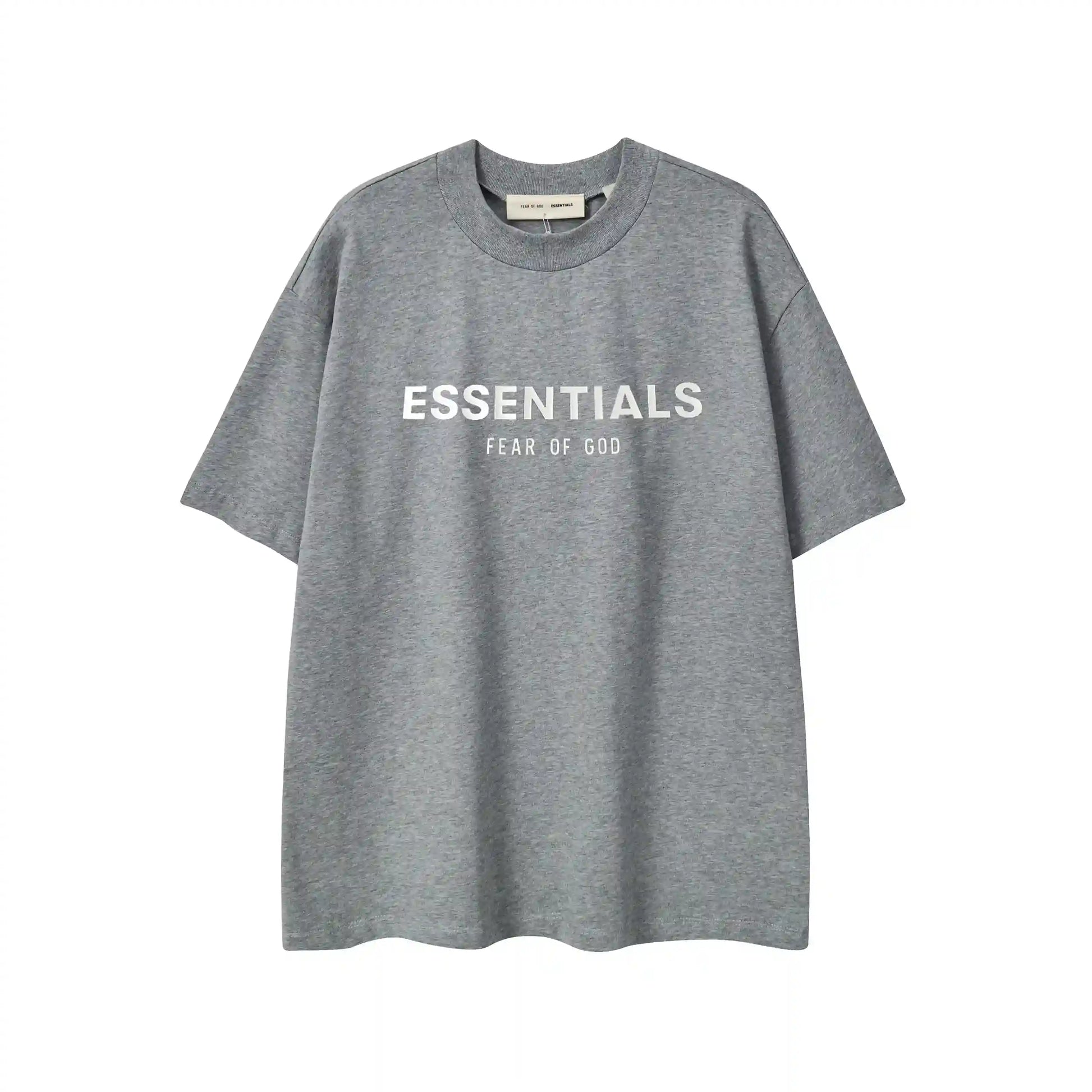 ESSENTIALS Dark Oatmeal 90s Crewneck T-Shirt