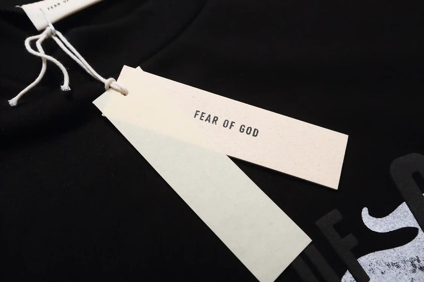 ESSENTIALS FOG Signature Black T-Shirt