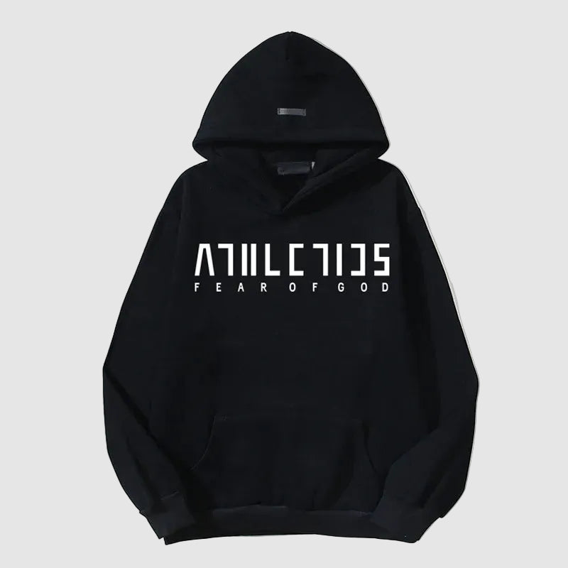 ESSENTIALS Fear Of God Black Athletics Hoodie