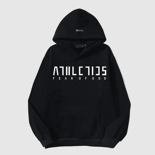 ESSENTIALS Fear Of God Black Athletics Hoodie