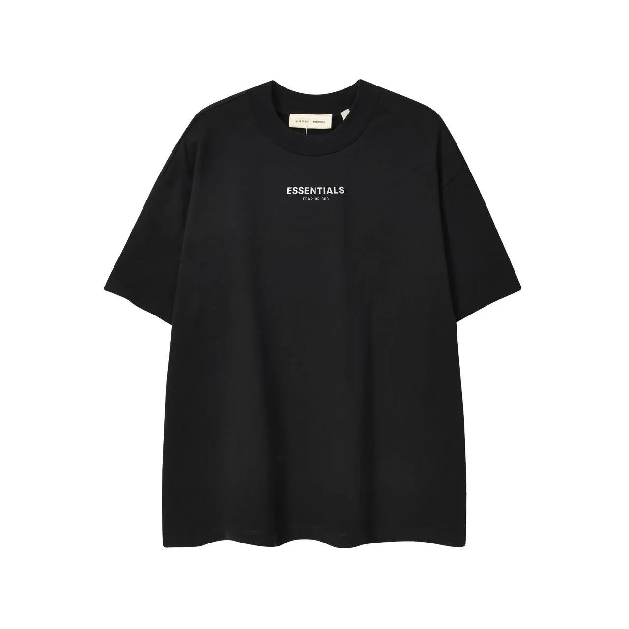 ESSENTIALS Fear Of God Black SS26 Oversized T-Shirt